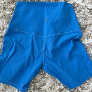 6” Lululemon Align Biker Shorts Blue Nile Size 4